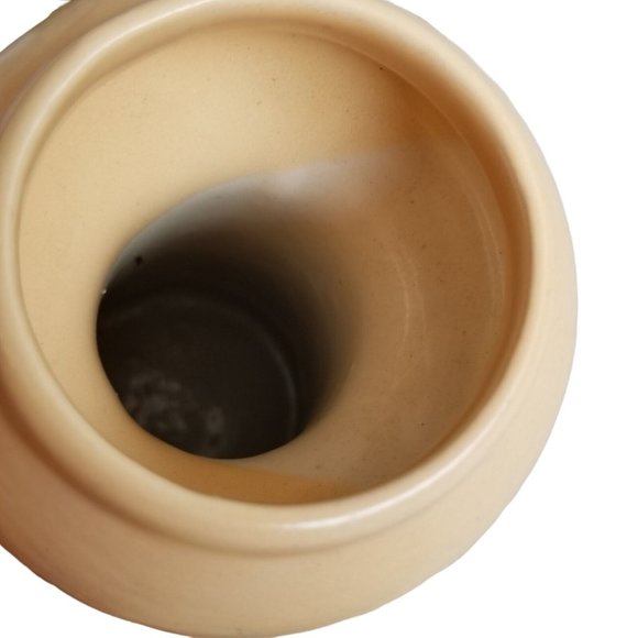 Ceramic Flower Vase Tapered Hourglass Tradewind Bay Decorative Home Decor Piece - Picture 6 of 8